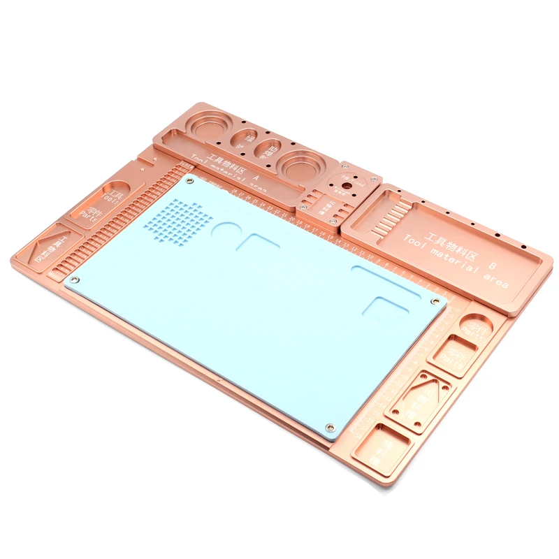 Large Microscope Base Phone Repairing Tools Maintenance Platform with Resistance High Temperature Anti-static Welding Workbench