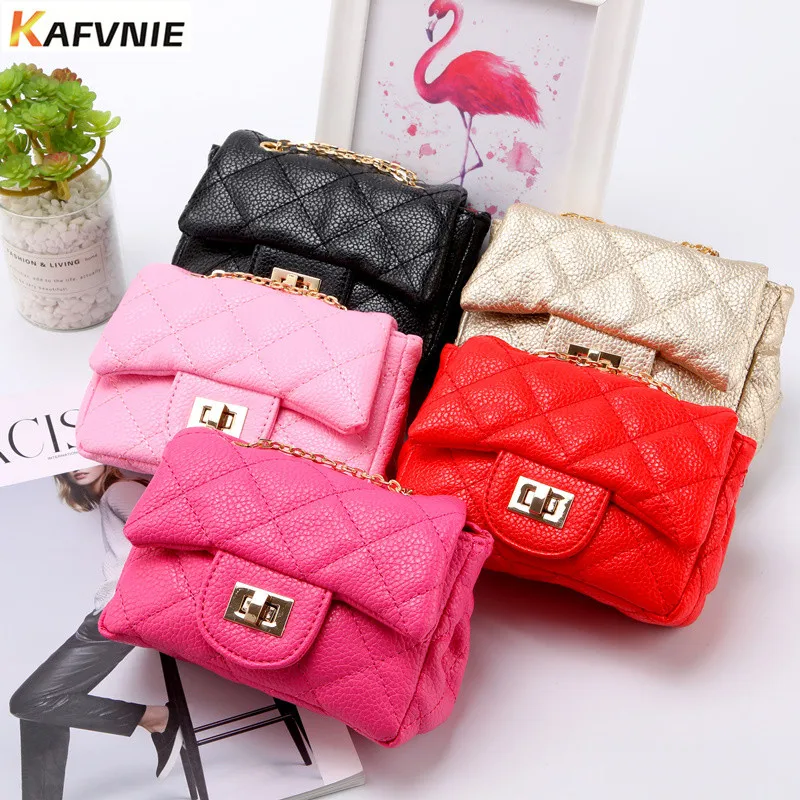 Bolsa para a Menina Bolsa de Ombro Presente para Crianças Kafvnie Crianças Moda High pu Criança Aleta Bolsa Brilhante Festa 2020 End