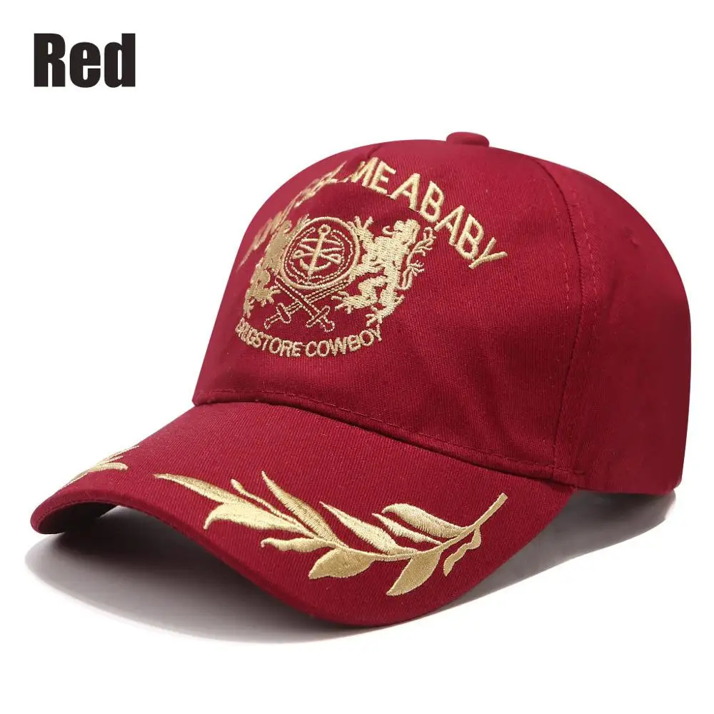 RoxCober модная бейсбольная Кепка унисекс для мужчин и женщин с вышивкой Snapback cap s Регулируемая шапка "хип-хоп" козырьки летние - Цвет: Red