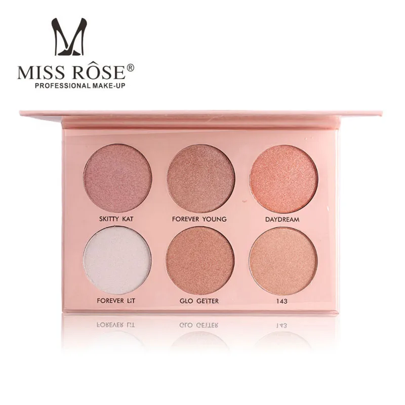 

Miss Rose brand High Light Powder Foundation High Light Powder Stereo V-face White Concealer Cheek Strengthen Silhouette 6 Color