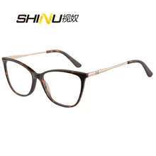 Бренд SHINU, прогрессивные Мультифокальные очки для чтения, для мужчин и женщин, анти-синий светильник, ацетатная оптическая оправа, очки по рецепту RD150