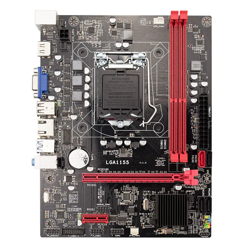 

B75 Desktop Motherboard Lga1155 For I3 I5 I7 Cpu Support Ddr3 Memory Supports I53450/3470 Usb3.0 Sata3.0 Ultra H61