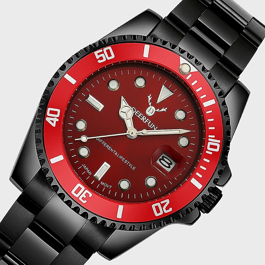  DEERFUN Relogio Masculino Men Watches Luxury Famous Top Brand Men's Fashion Casual Dress Watch Mili