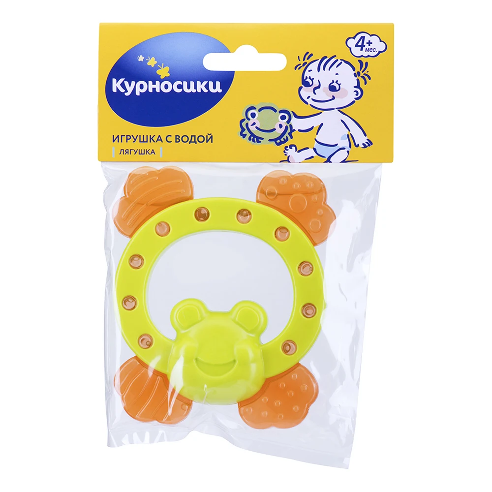 Игрушка КУРНОСИКИ с водой &quotЛягушка&quot|Прорезыватели| |