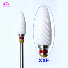 Дизайн ногтей 3/32 керамические сверла для ногтей электрическая дрель фреза аппарат Маникюр Педикюр фрезерный станок керамический файл