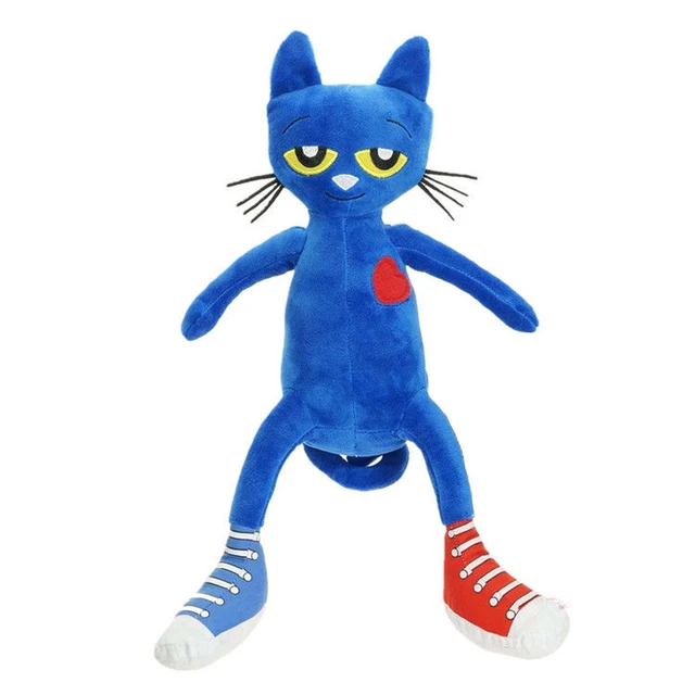 Pete Cat Plush Doll I Love My White Shoes Pete the Cat Soft Stuffed Toy
