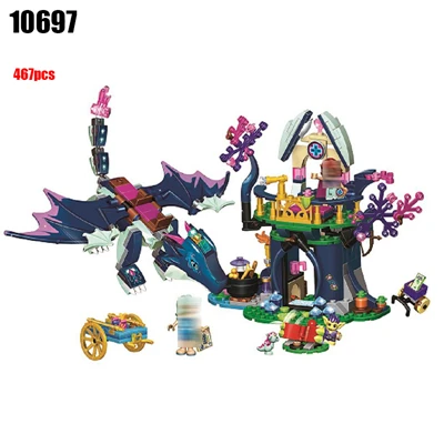 Bela Elves 10549 Dragon Sanctuary строительные блоки DIY Развивающие игрушки совместимы с 41178 друзьями - Цвет: 10697