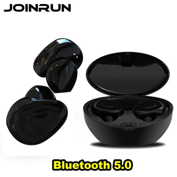 

Joinrun Touch Control Wireless Bluetooth Earphone Headset Stereo Music In-ear Type V5.0 True Wireless Earbuds with Charging box