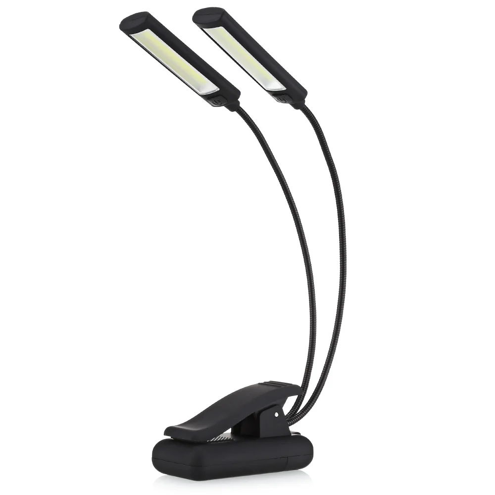 

Portable Clip On Book Lamp Flexible Music Stand Light For Mixing Table Piano