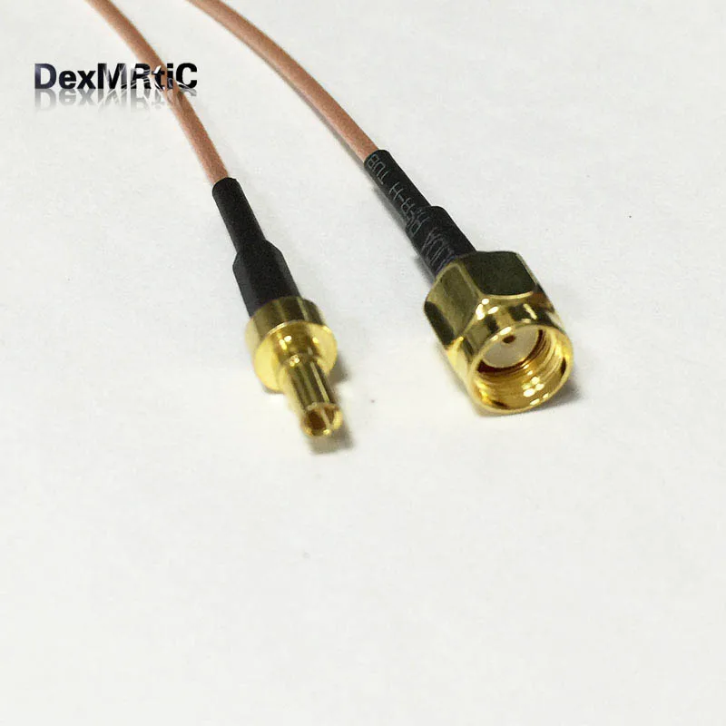 

3G huawei cable RP-SMA Male Plug Switch CRC9 Male Straight pigtail cable RG178 15cm wholesale price