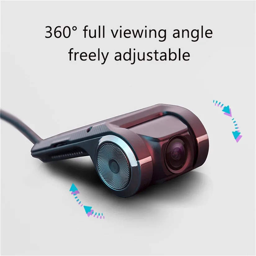 CARPRIE X28 видеорегистратор 1080P FHD Автомобильный камера WiFi DPS G сенсор 360 градусов