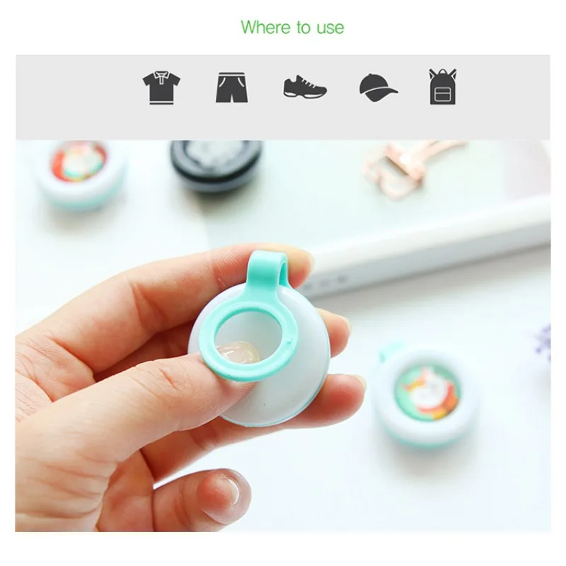 Color Random Kids Baby Pregnant Anti Mosquito Capsule Clip Pest Insect Bugs Control Repellent Repeller Mosquito Killer