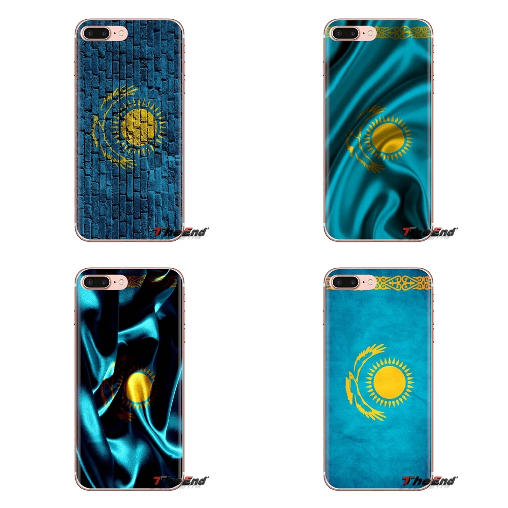 Kazakhstan Flag National Hanging Soft Shell Case For Huawei G7 G8 P7 P8 P9 P10 P20 P30 Lite Mini Pro P Smart Plus 2017 2018 2019 |