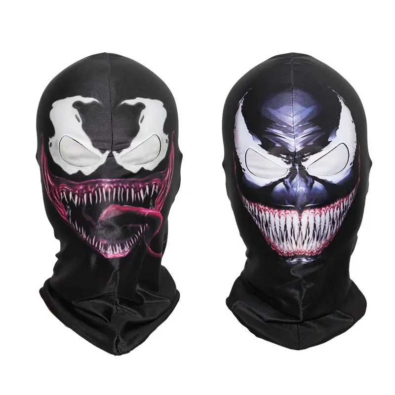 Venom Spiderman Mask Cosplay Black SpiderMan Edward Brock Dark