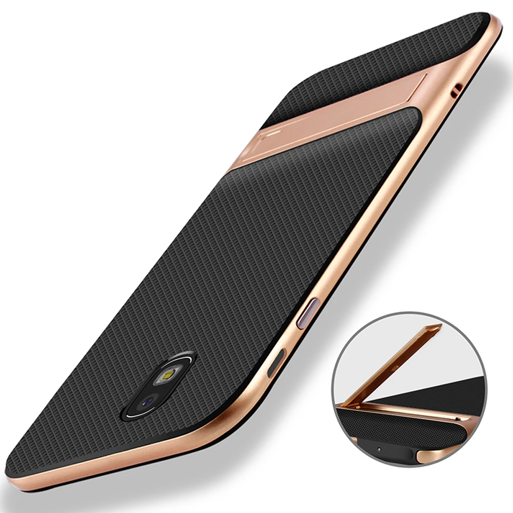 Ультратонкий чехол подставка для Samsung Galaxy J7 Pro ТПУ + ПК 2 в 1 2017 J730F|for samsung galaxy|tpu pc2 in |