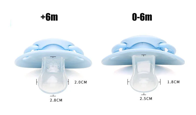 2 шт./упак. одно Детское Силиконовое бпа Симпатичные соски-пустышки с одним соски-пустышки поводок загружены bebe соски-пустышки соски Прорезыватель для зубов