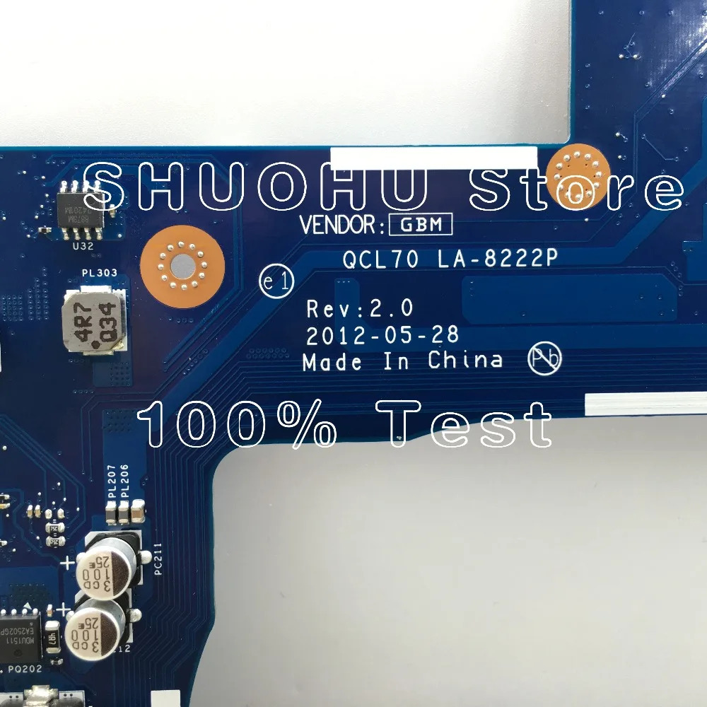 KEFU K75VJ For ASUS K75VM K75V R700VJ QCL70 LA-8222P laptop motherboard tested 100% work original mainboard KEFU K75VJ For ASUS K75VM K75V R700VJ QCL70 LA-8222P laptop motherboard tested 100% work original mainboard