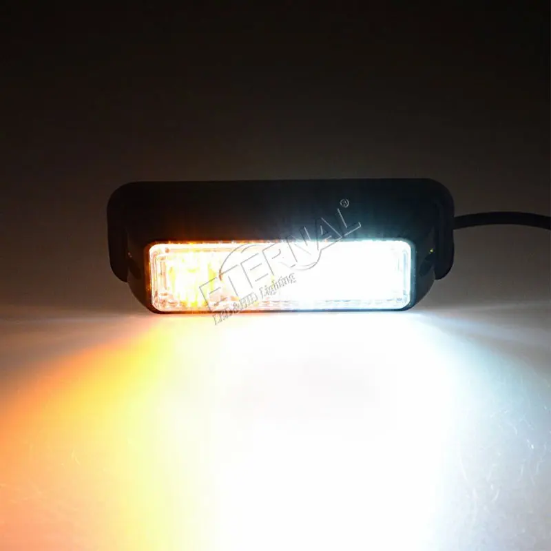 

free shipping 10pcs 4W 4x4 offroad ATV UTV SUV motorcycle front rear led strobe light signal turn warning emergency flash lamp