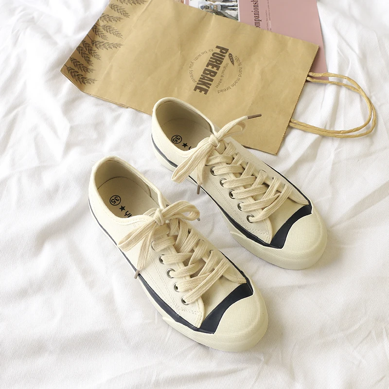 

Small White Shoes Summer Female Canvas Female 2018 New Retro Wild Korean