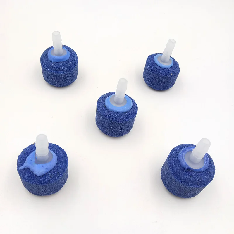 Полезная 10 шт. 1 аквариумный воздушный камень мини пузырь диск каменная плита 2 5*4 5