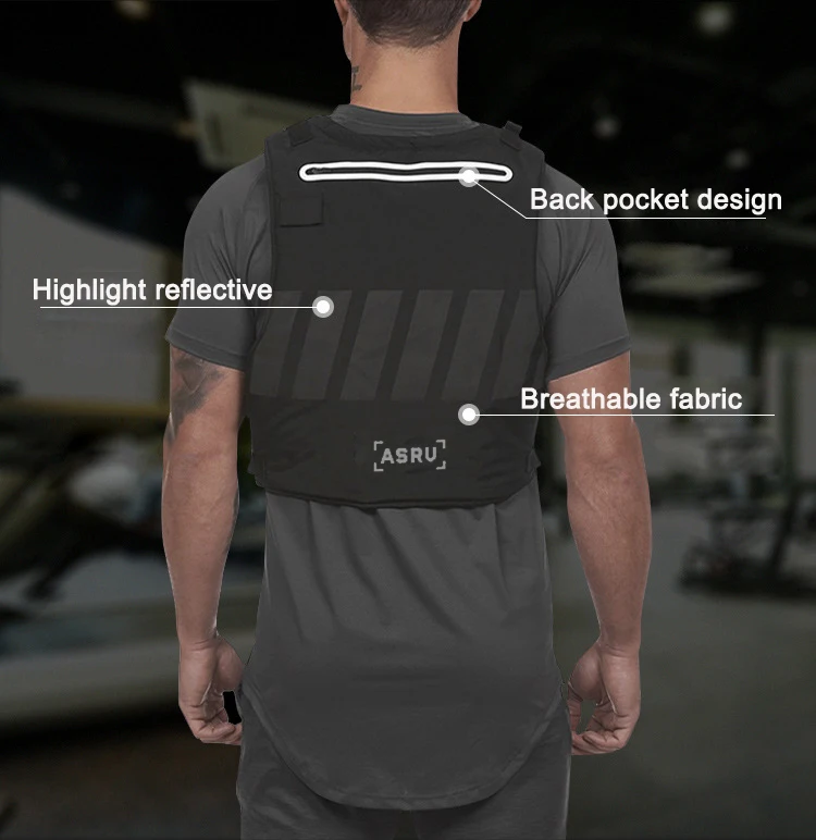 Военный тактический жилет, армейский жилет в стиле хип-хоп, светоотражающая рабочая одежда для тренажерного зала, спортивный тренировочный жилет для велоспорта, рыбалки