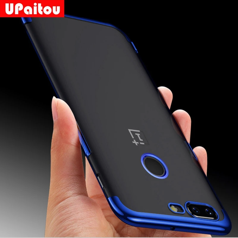 UPaitou для OnePlus 6 T/6/5 T/5 роскошные розовые Позолоченные ТПУ чехлы прозрачный