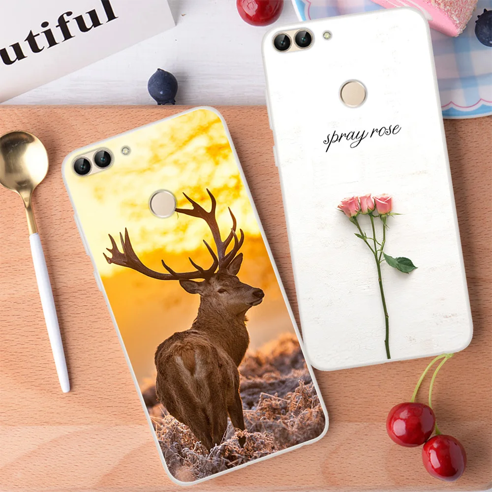 Чехол для Huawei Enjoy 7S мягкий силиконовый чехол из ТПУ P Smart телефона 2018 Capa | Мобильные