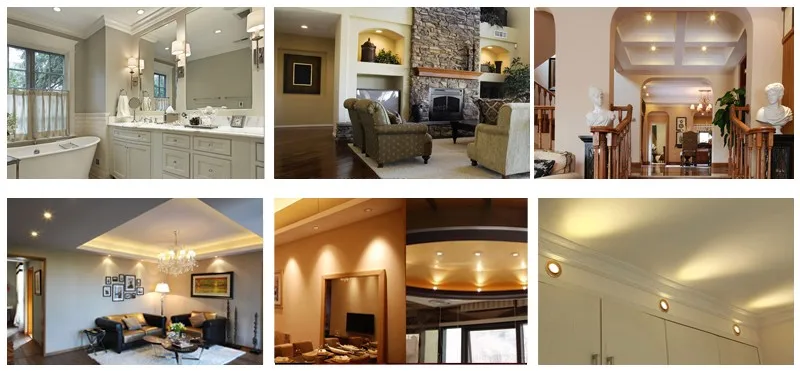 3W 5W 7W LED Ceiling Downlight LED Recessed Cabinet Wall Spot light Down Lamp Gold Silver Cold White Warm White