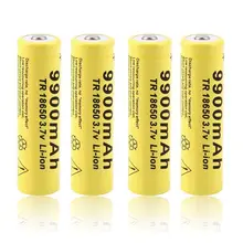 GTF 3.7V 18650 Battery Lithium Battery 9900mAh 3.7V Rechargeable Battery Li-ion Lithium Bateria For Flashlight ding li shi jia 4pcs 18650 battery 9900mah 3 7v rechargeable battery li ion lithium for flashlight torch headlight head batte