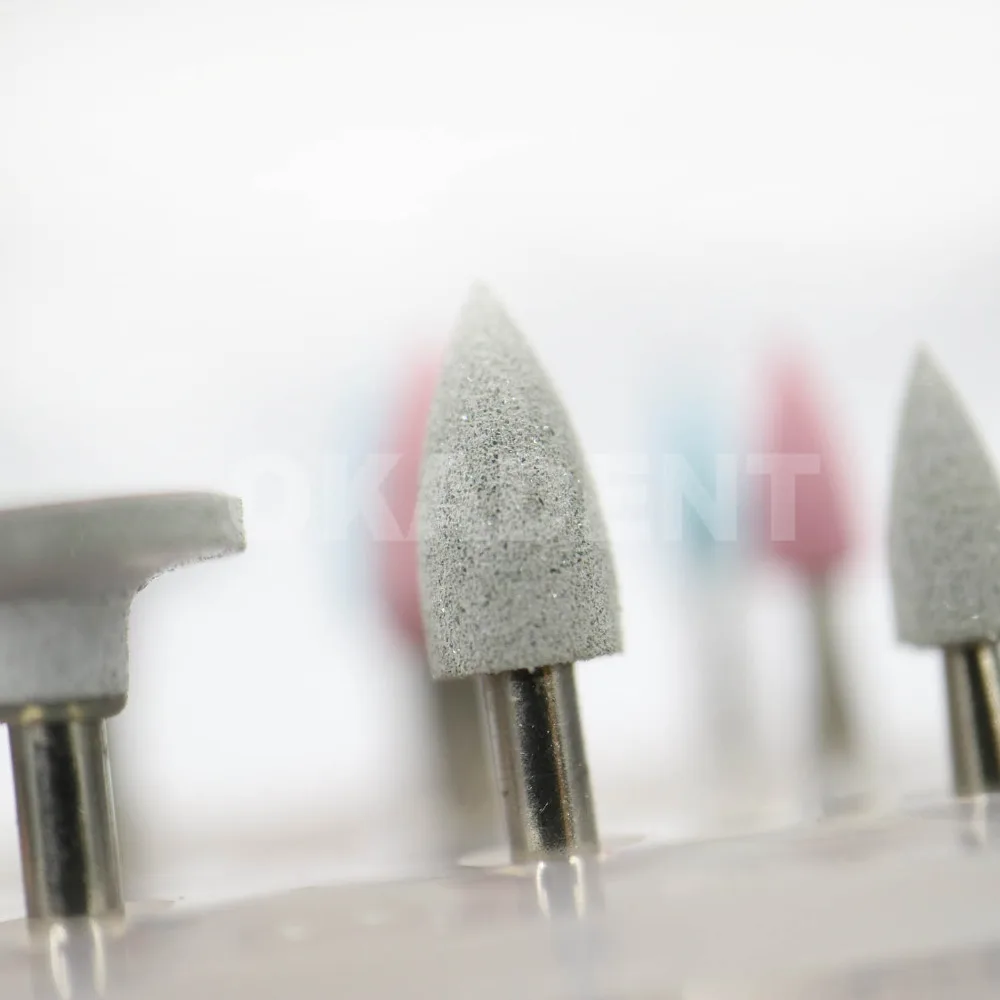 5 OFF!! 12PCS Dental Polishing RA Shank Low Speed Silicone Rubber