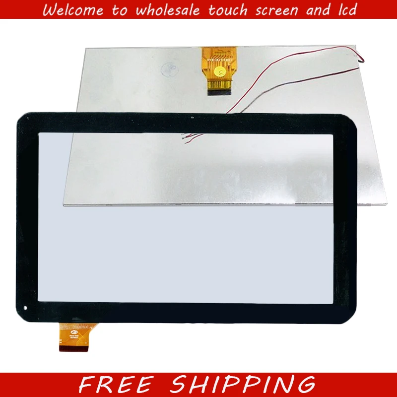 

New 10.1 inch Touch Screen lcd display for Oysters T12 T12D T12V 3G Tablet Digitizer Sensor Replacement YCF0464-A