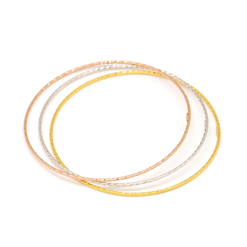 

18K rose gold white gold gold car flower round round bracelet pair bracelet female models