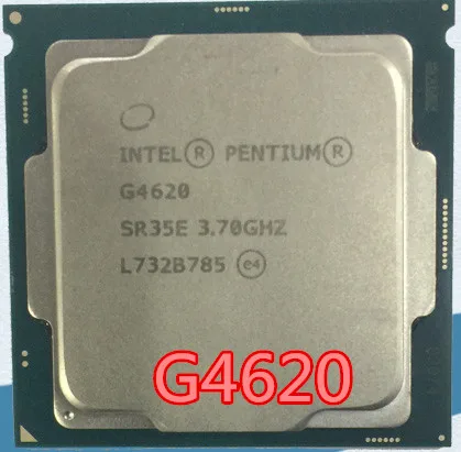 

Intel Pentium Processor G4620 g4620 CPU LGA 1151-land FC-LGA 14 nanometers Dual-Core CPU 1151