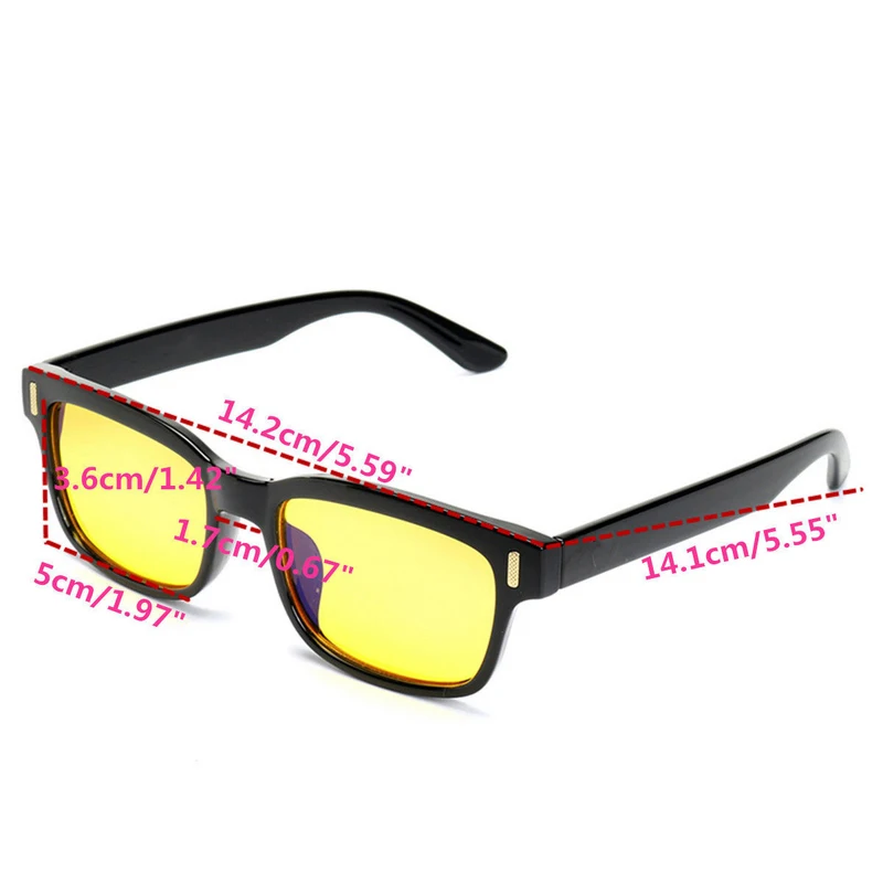 New Unisex Anti Blue Light Radiation TV Computer Gaming Glasses Protect Eye