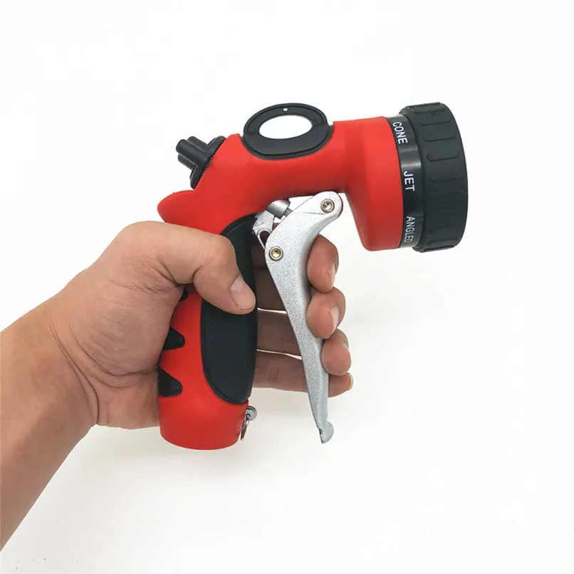 Garden Water Guns Hose Spray Nozzle 8 Pattern Heavy Duty High Pressure Pistol Car Wash #2m03 (1)