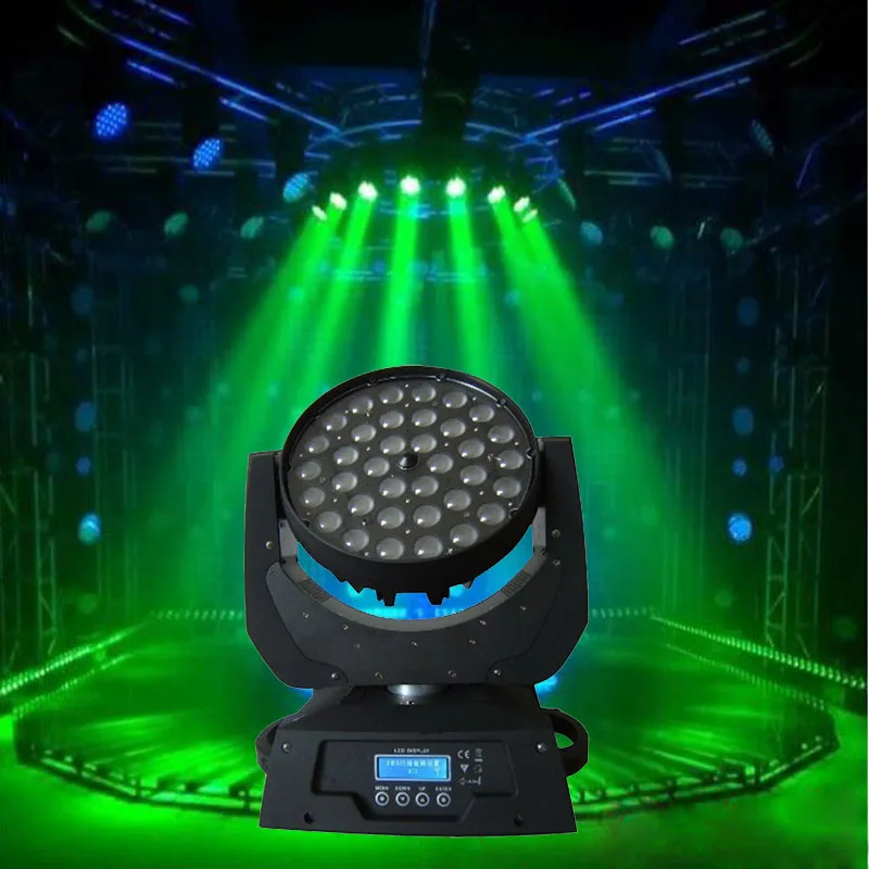 

LED Moving Head Wash Zoom Light 36x12W RGBW 4IN1/Quad LED source Colorful DMX Stage Moving Heads Stage Lighting