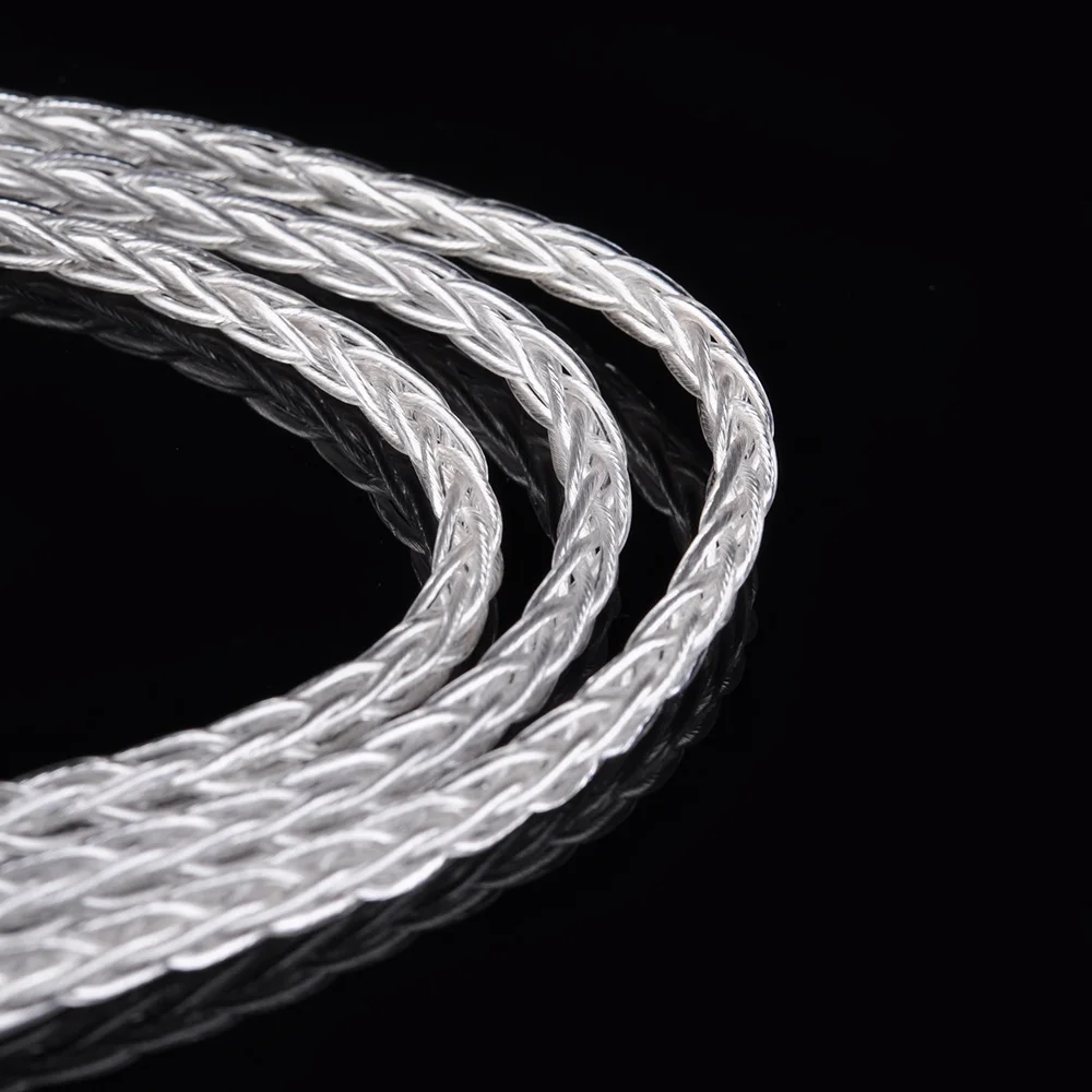 Yinyoo 8 Core Pure Silver Cable 2.5/3.5/4.4mm