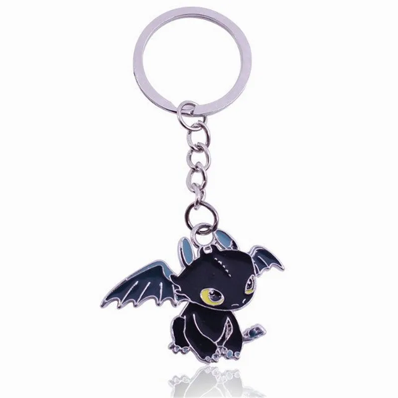 

Dreamworks How to Train Your Dragon Night Fury Toothless Figure Key Ring Free Shipping