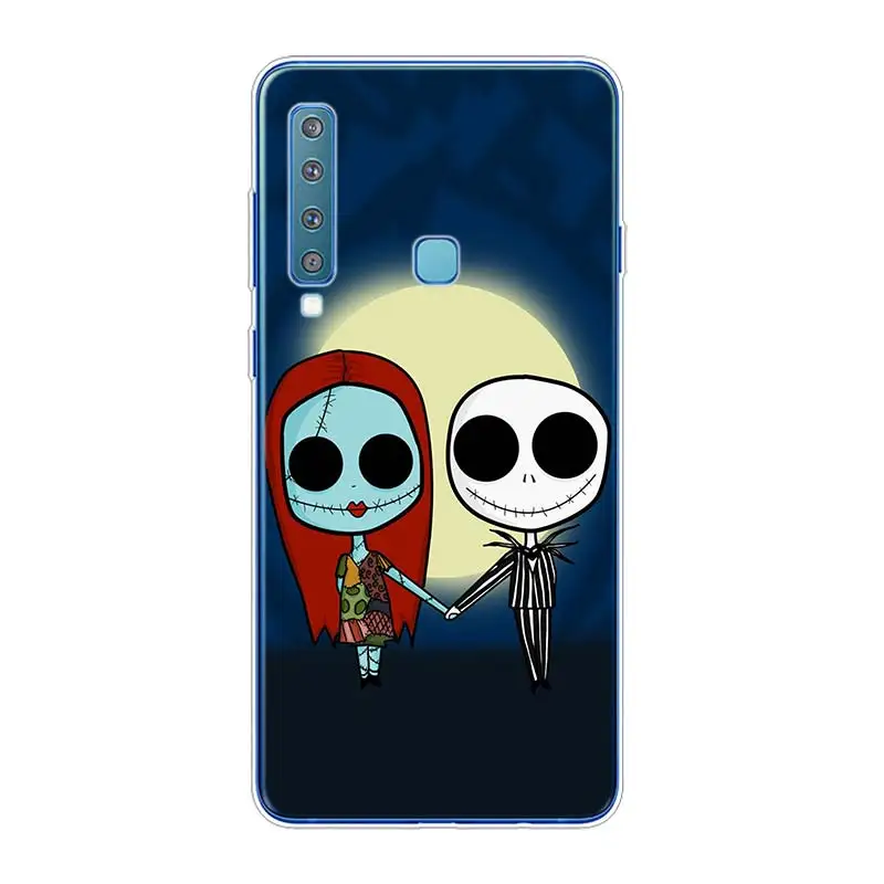 Transparent Soft Silicone Phone Cases Jack Skellington The Nightmare For Samsung Galaxy A6 A6+ A8 A8+ A7 A5 A3 Plus 2018 2016