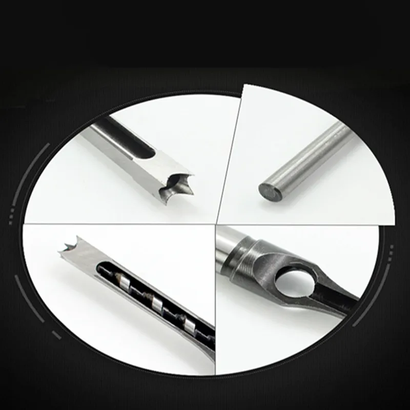 10mm/16mm Square Hole Mortiser Drill Bit Mortising Chisel Woodworking Electric Drill Tools Mayitr 10mm/16mm Square Hole Mortiser Drill Bit Mortising Chisel Woodworking Electric Drill Tools Mayitr