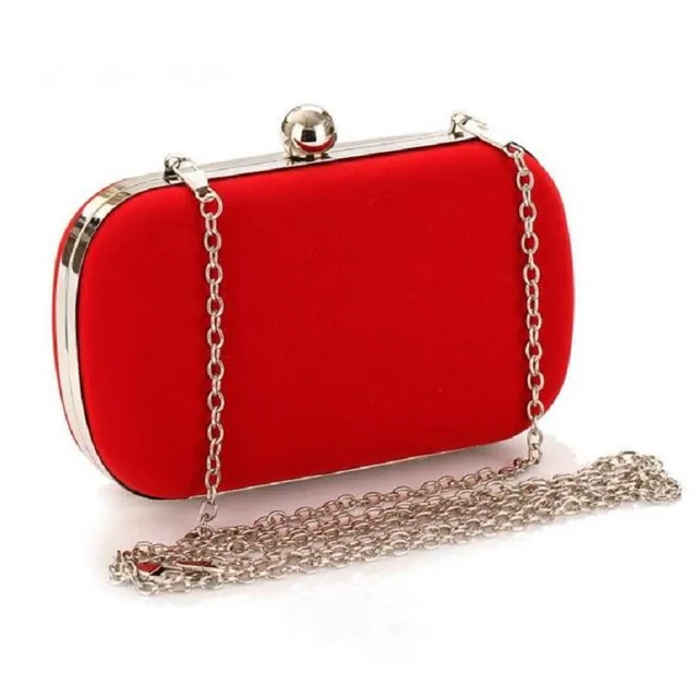 red evening purse