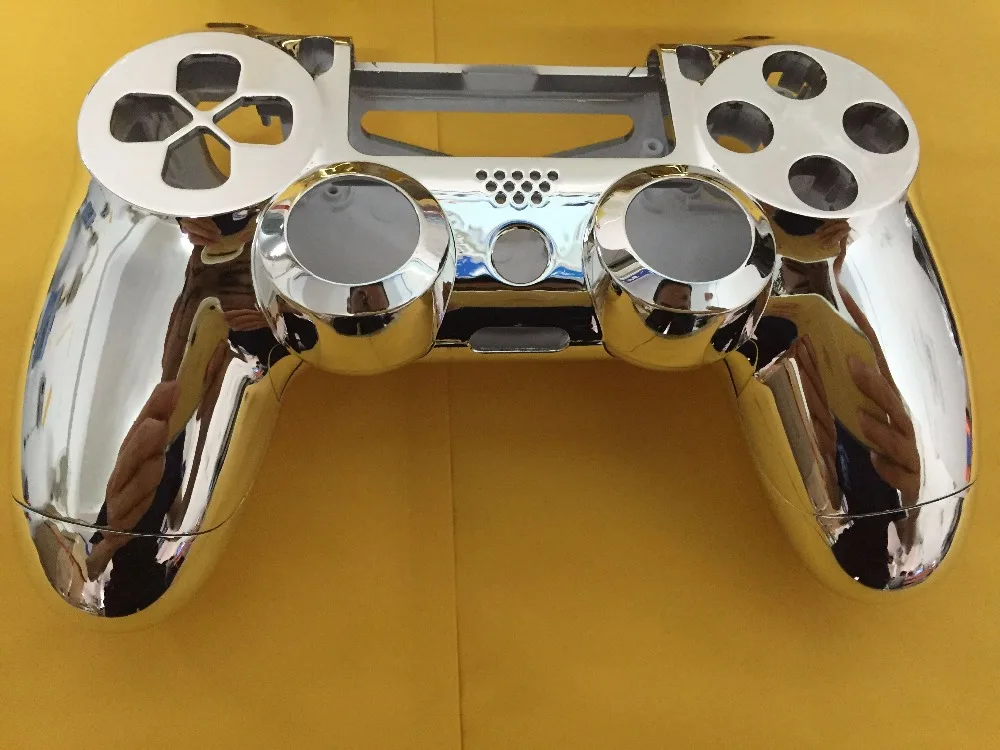

PS4 Replacement Chrome Plating Housing Shell Case Protective Parts Kit Cover For PS4 Playstation 4 Controller Shell DualShock