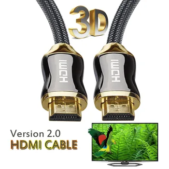 

IDEANTS 19+1 HDMI Cable High Speed Transmission For TV Box High Speed Line Support 4K 3D HDMI CABLE For PS3 PS4