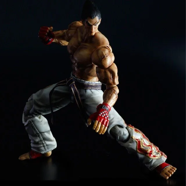 Tekken Play Arts Kai Kazuya Mishima игрушка 26 см ПВХ фигурка игра Аниме Tekken Playarts Kai для подарка