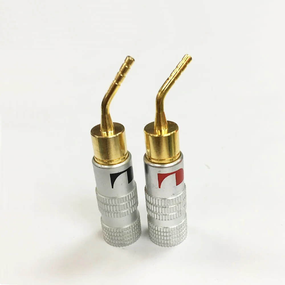 Новинка 4 шт. Высококачественный Новый 24K золотистый динамик Nakamichi Pin Angel 2 мм