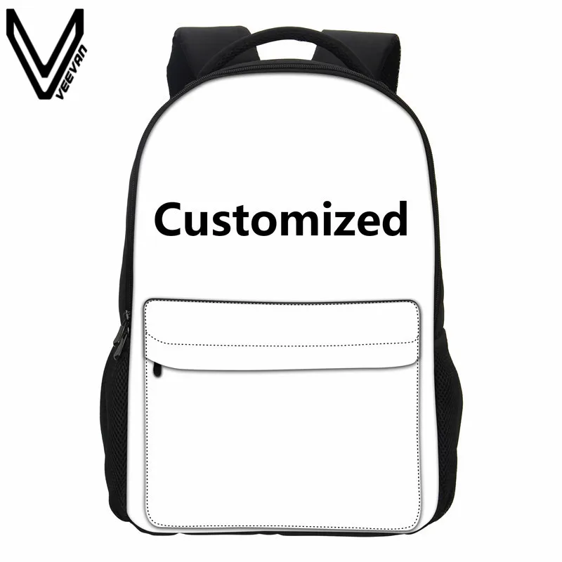 

VEEVANV Customized Your Casual Backpack School Backpack For Teenage Girls Boys
