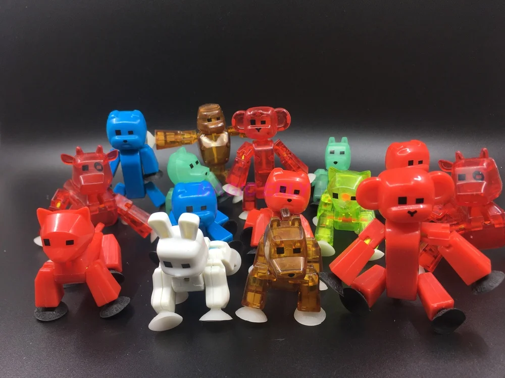 Can Choose 8cm Stikbot Sticky Robot Action Toy Figures with Sucker  Deformable Plastic Animals Figure Stikbot Toys - AliExpress