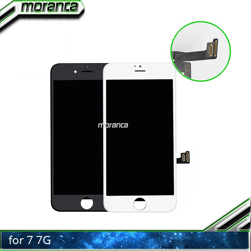 

100% Tested 7G Full LCD Display for iPhone 7 7G LCD with Touch Screen Digitizer Assembly Replacement Parts with Tracking No.