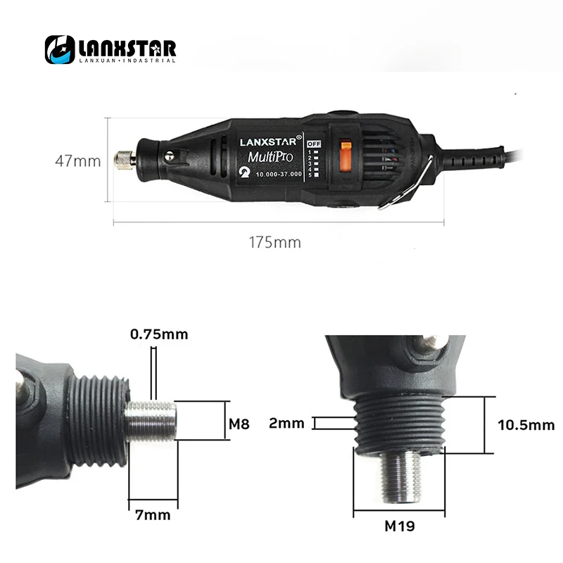 Практичный Многофункциональный патрон для Dremel стильный Точильщик электрическая дрель 0,5~ 3,2 мм M8 без ключа Multipro патрон переменные роторные грили