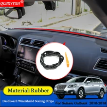 Автостайлинг анти-звуконепроницаемые не пропускающие шума Пылезащитная Приборная панель автомобиля Лобовое стекло уплотнительные полосы автомобильные аксессуары для Subaru Outback 2010